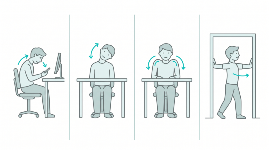 Your Phone Is Wrecking Your Neck: The 5-Minute Desk Reset